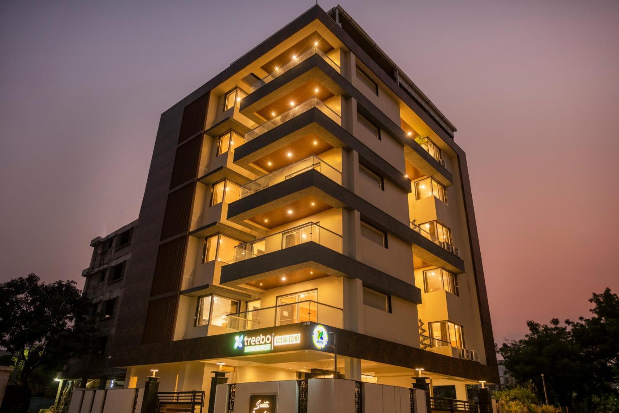 Treebo Ocean Echo, Rushikonda Hotell Jāmb Exteriör bild